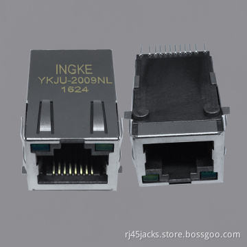 Ingke YKJU-2009NL 100% cross J3011G21DNL 10/100 Base-T SMT RJ45 Magnetic Jack Connector